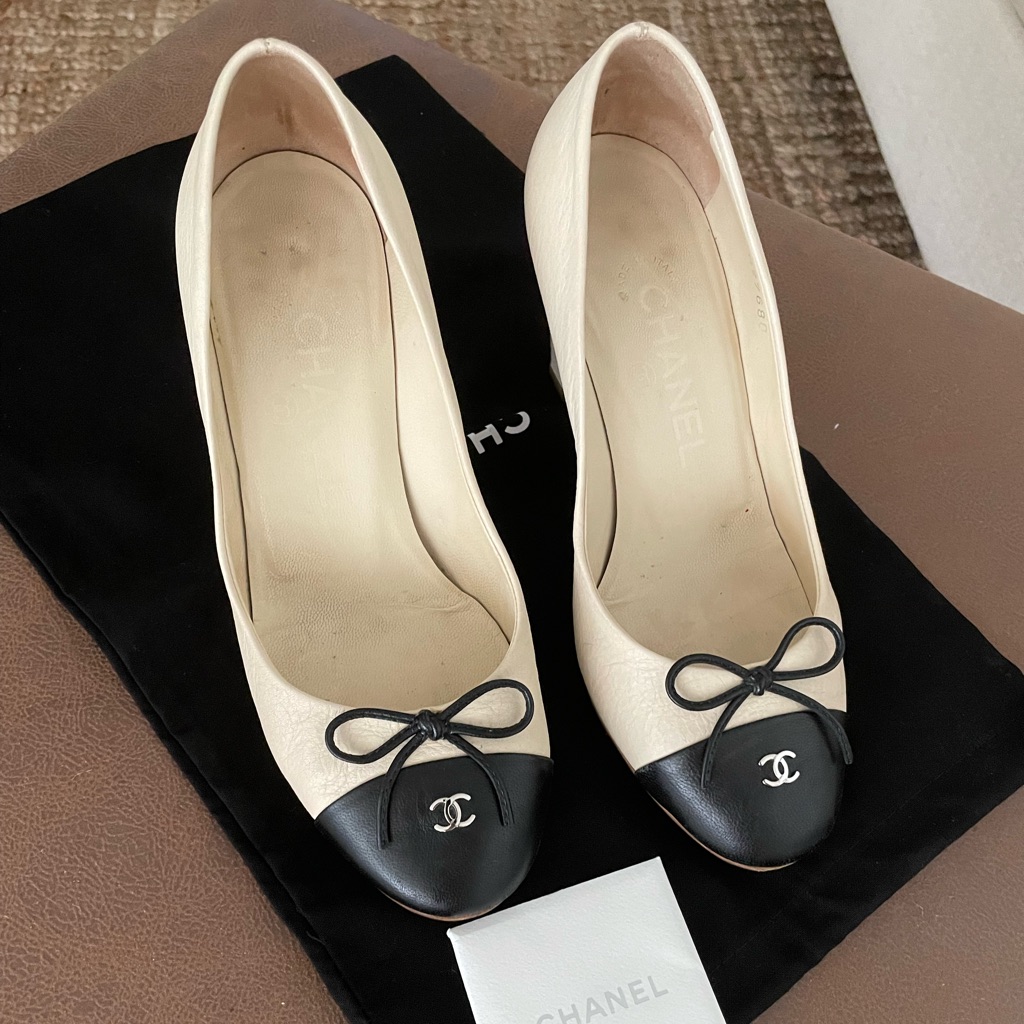 Chanel Color Block Heels